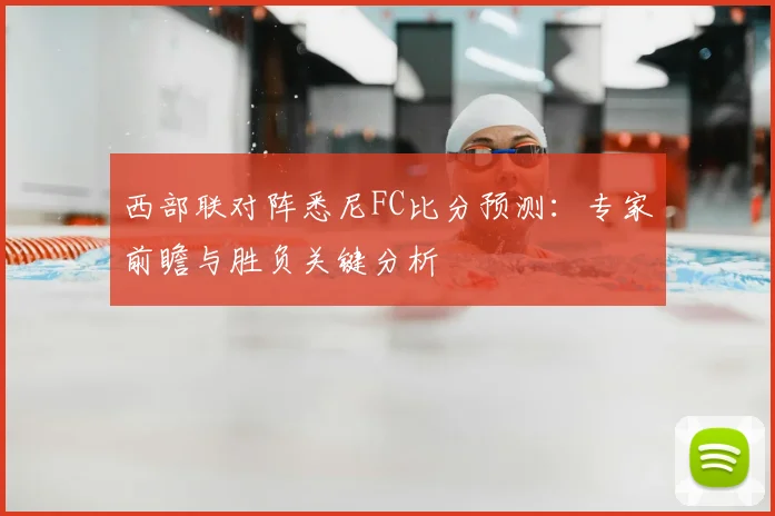 西部联对阵悉尼FC比分预测:专家前瞻与胜负关键分析